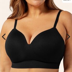 Elegant Black Wireless Bra